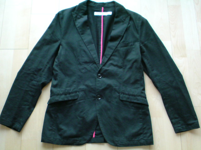 BOYCOTT Boycott * cotton tailored jacket / black / size 3