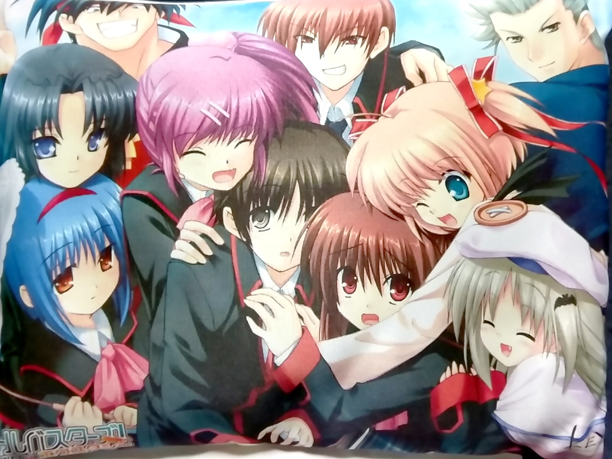  Little Busters all member set Mini cushion beautiful young lady kdo Rya fuka goods 