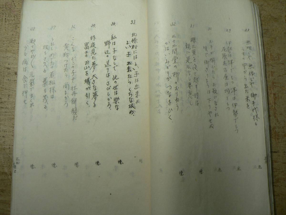 我が郷土 第一編 童謡及民謡/徳田尋常高等小学校 昭和6年 愛媛県 三芳町 民謡集_画像6