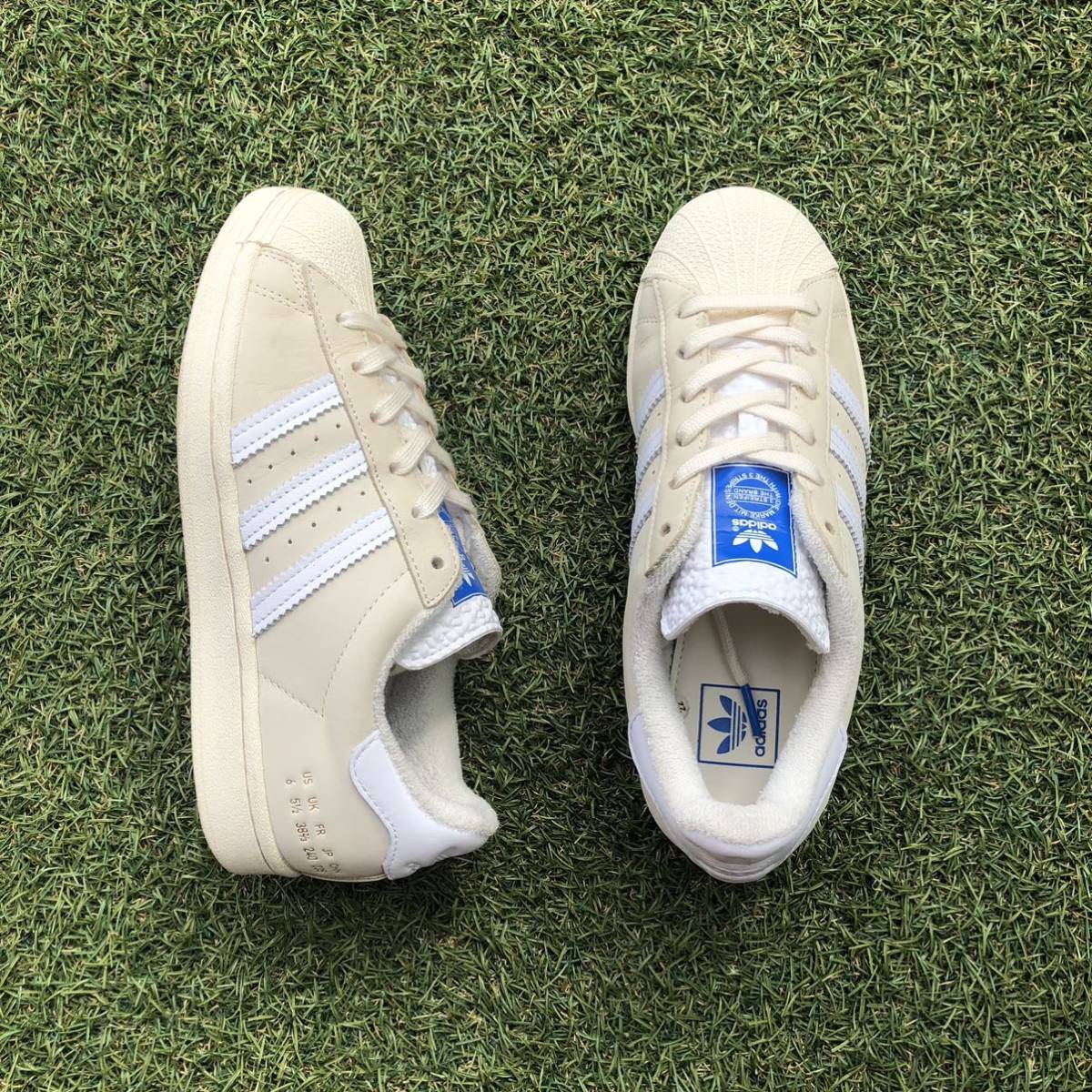 美品24 adidas SUPER STAR アディダス スーパースター HT548