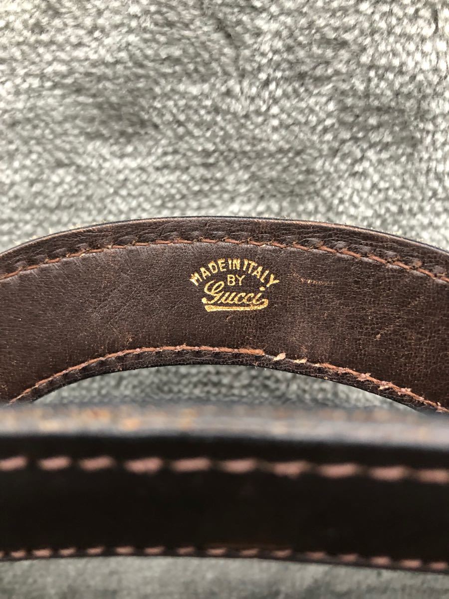 GUCCIオールドグッチ ヴィンテージ ダブルGロゴ シェリーライン
