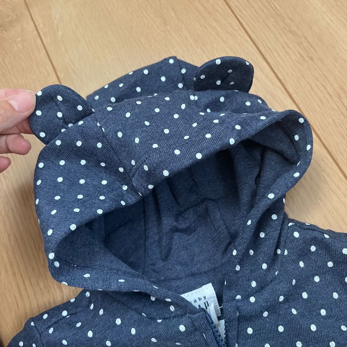 新品　baby gap くま耳　パーカー　パンツ　70 長袖 長ズボン　ふわふわ