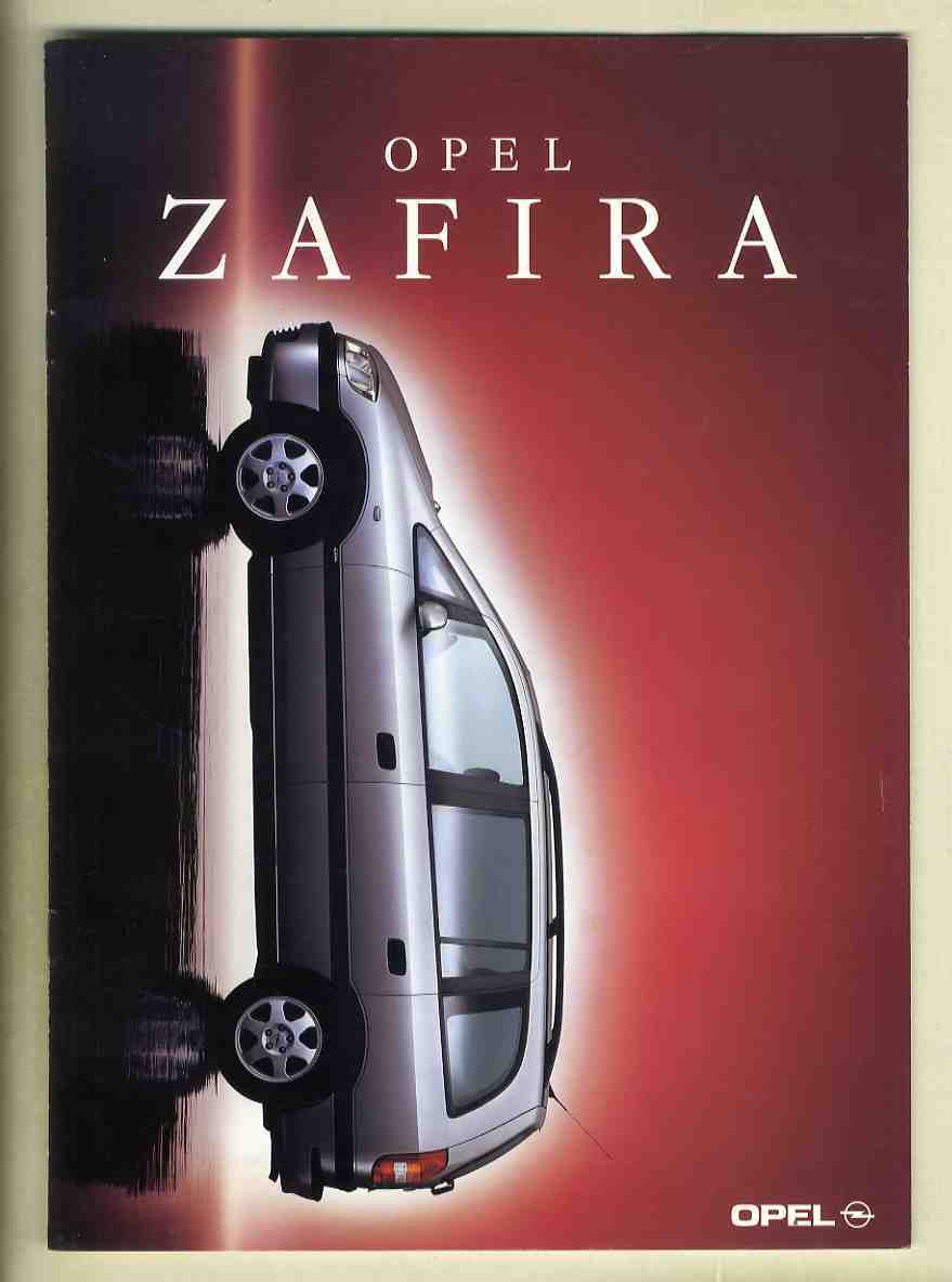 [b5678]00.2 Opel Zafira catalog 