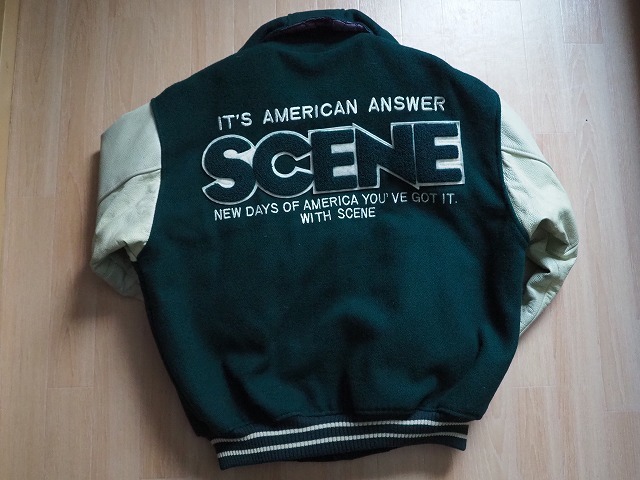Yahoo!オークション - SCENE シーン 袖レザー スタジャン L Yahoo!オークション - SCENE シーン 袖レザー スタジャン L