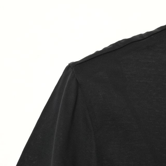 美品 MONCLER ロゴ ダブルワッペン Tシャツ M ブラック モンクレール KL4CSBU272_画像4