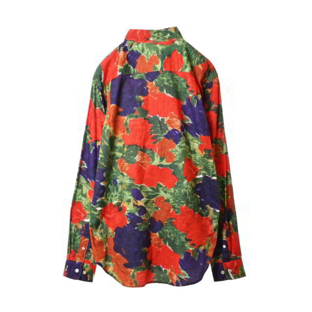 美品 Supreme Brushed Floral Shirt フローラル シャツ M マルチ シュプリーム KL4CS2KS77_画像2