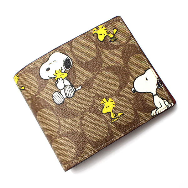 コーチ COACH COACH X PEANUTS 3-IN-1 ウォレット・シグネチャー