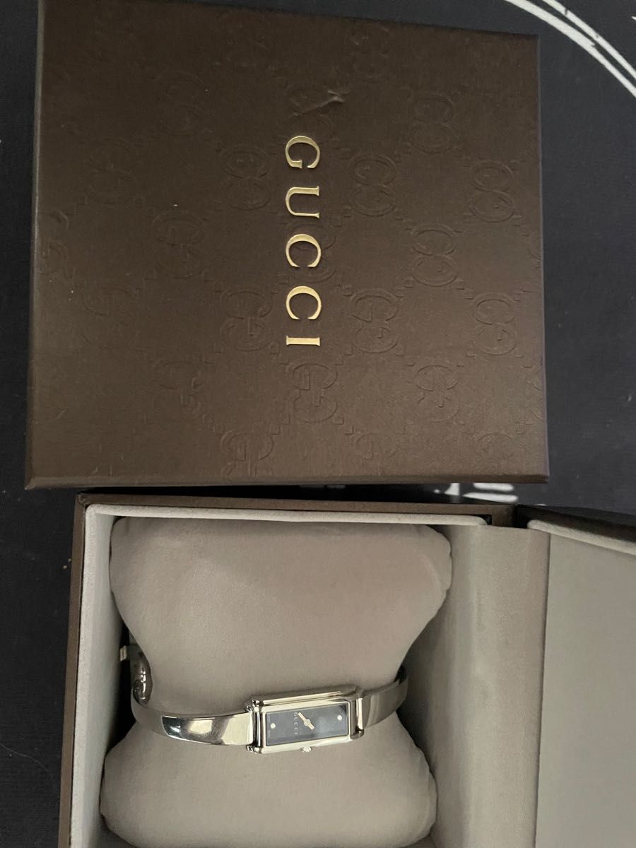 GUCCI グッチ 腕時計 gーline SS ブラック 腕時計、アクセサリー