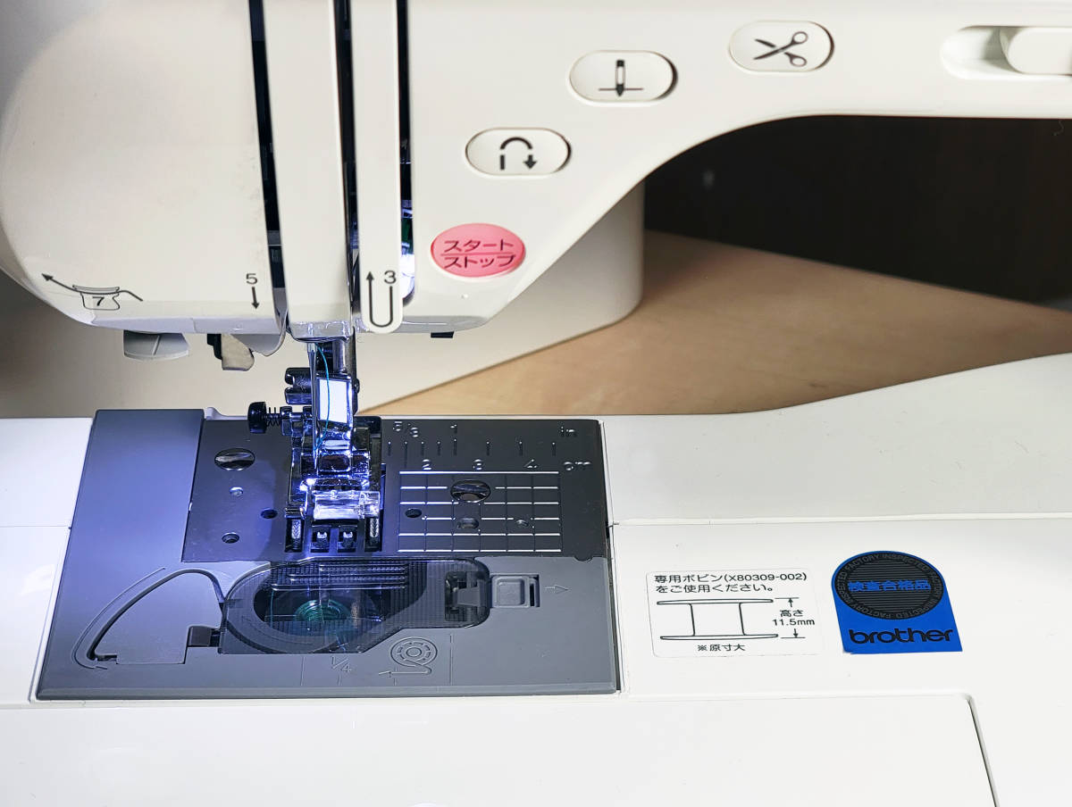 ○超美品・縫い動作完璧です○ブラザー実用縫いコンピュータミシン