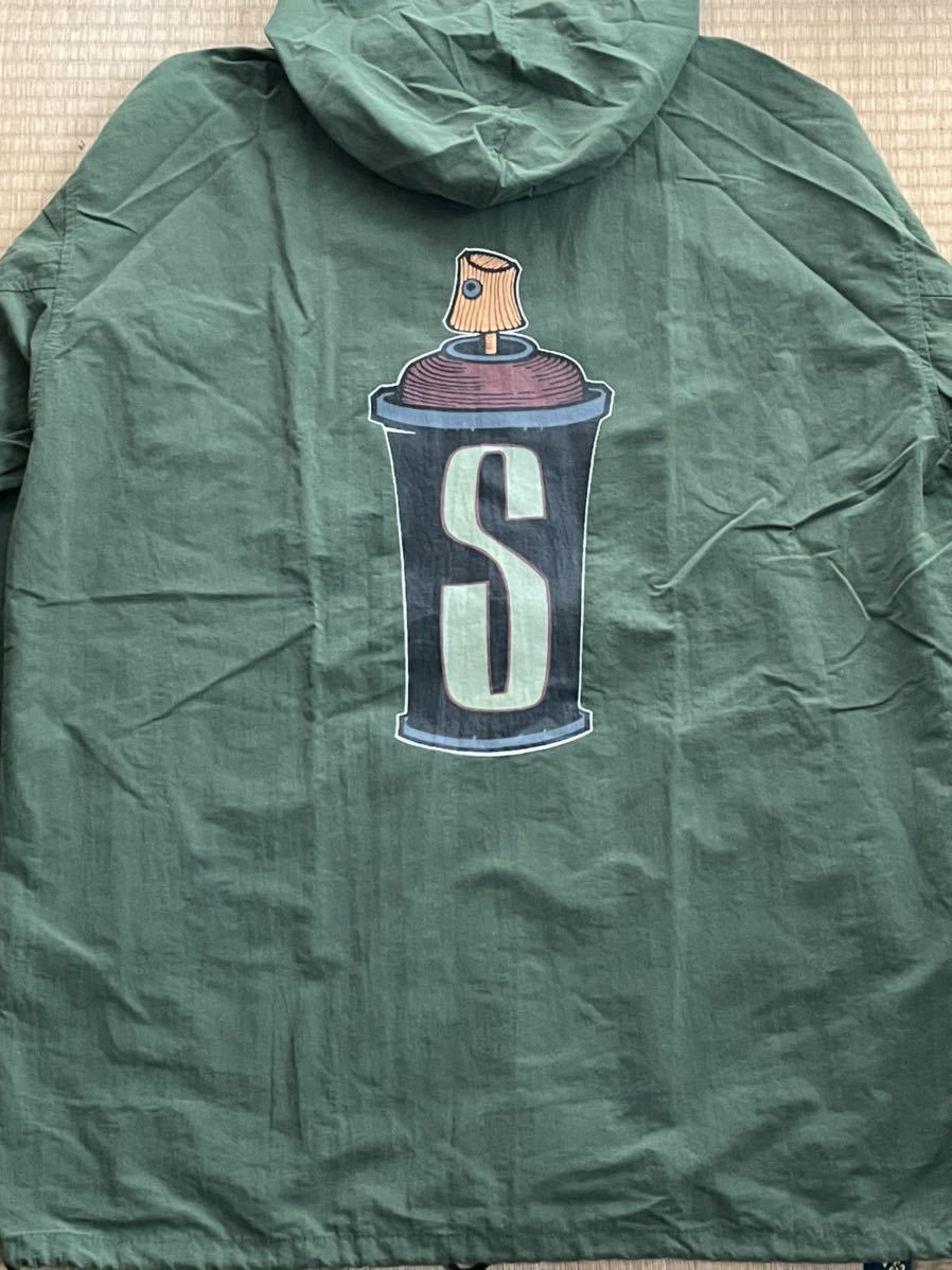 80s STUSSY スプレー缶 ナイロンジャケット 緑 XL|Yahoo!フリマ 80s STUSSY スプレー缶 ナイロンジャケット 緑 XL|Yahoo!フリマ