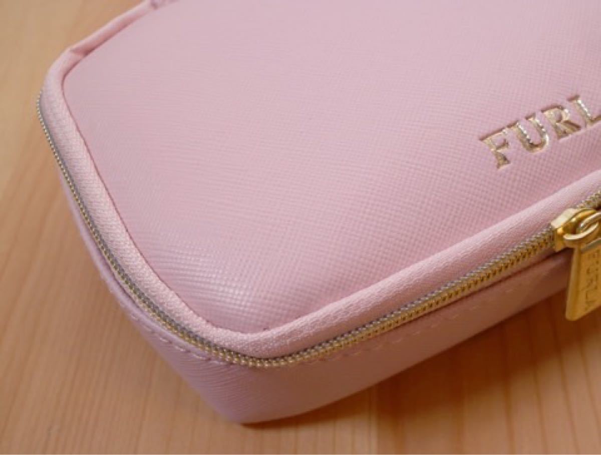 現金特価】 MORE 付録 FURLA ジュエリーポーチ FURLAポーチ ジュエリーポーチ ライトピンク