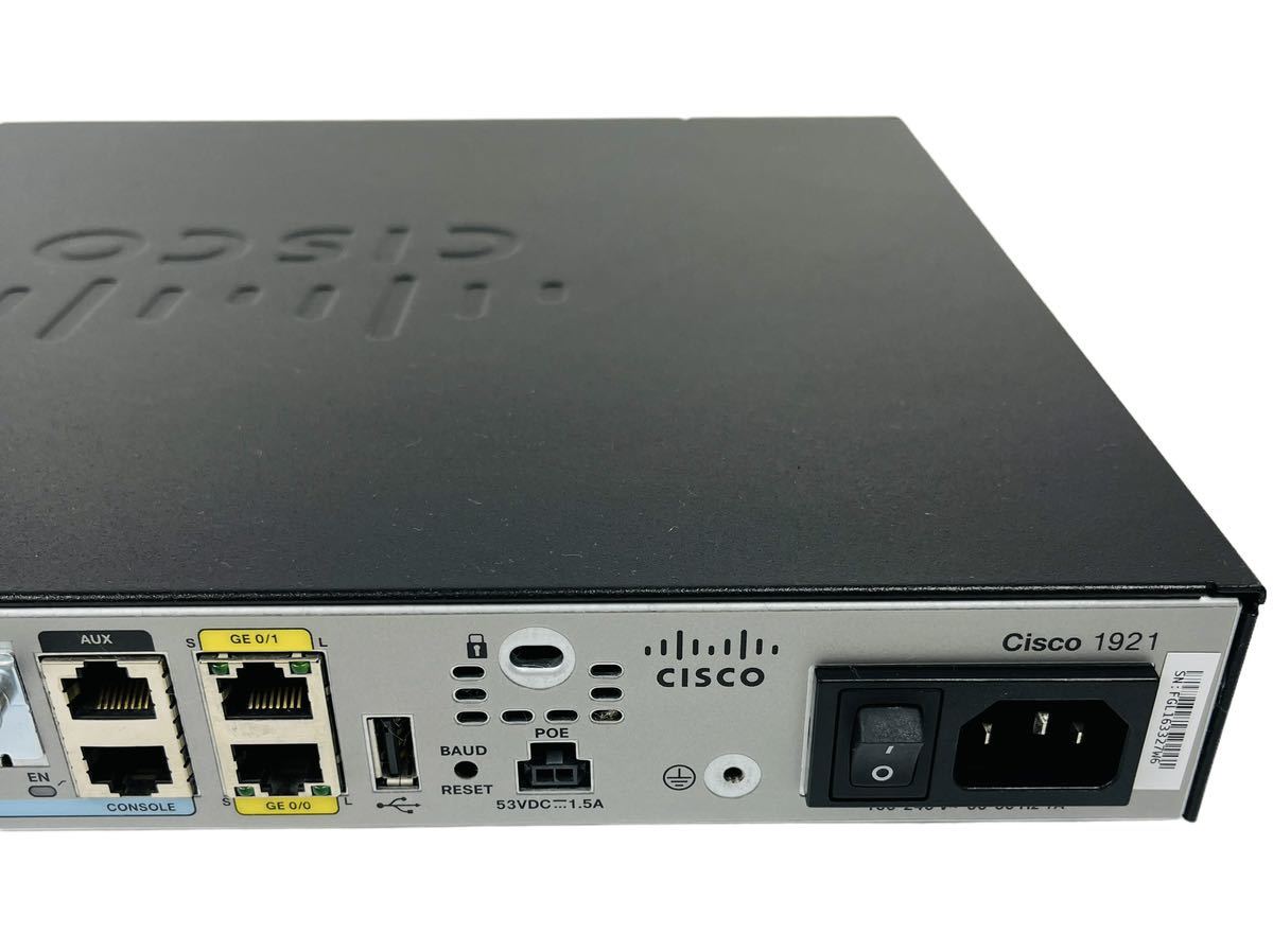 Cisco シスコ 1900シリーズ サービス統合型ルーター CISCO1921 Cisco シスコ 1900シリーズ サービス統合型ルーター CISCO1921