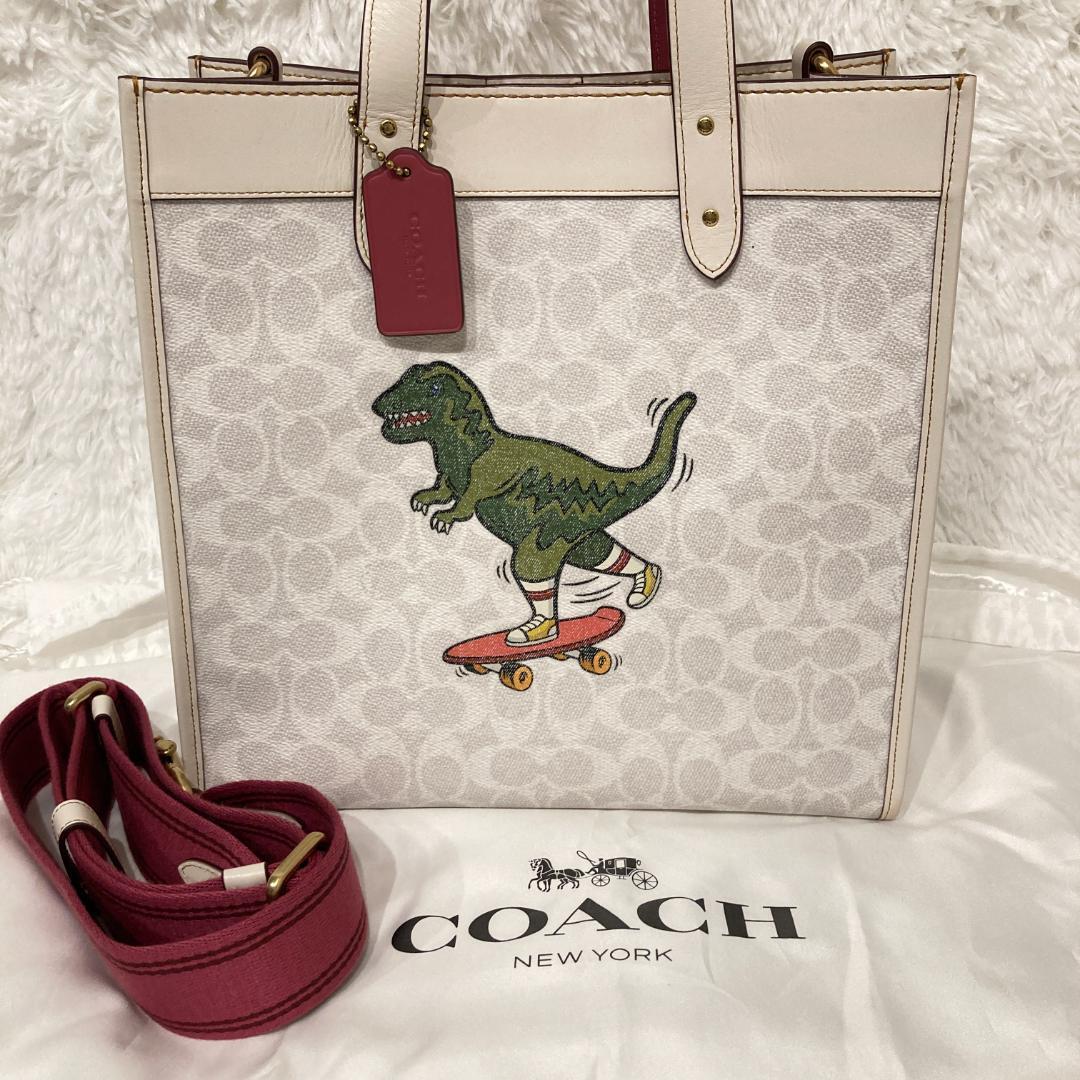 最大52%OFFクーポン COACH トートバッグ ショルダーバッグレキシー恐竜