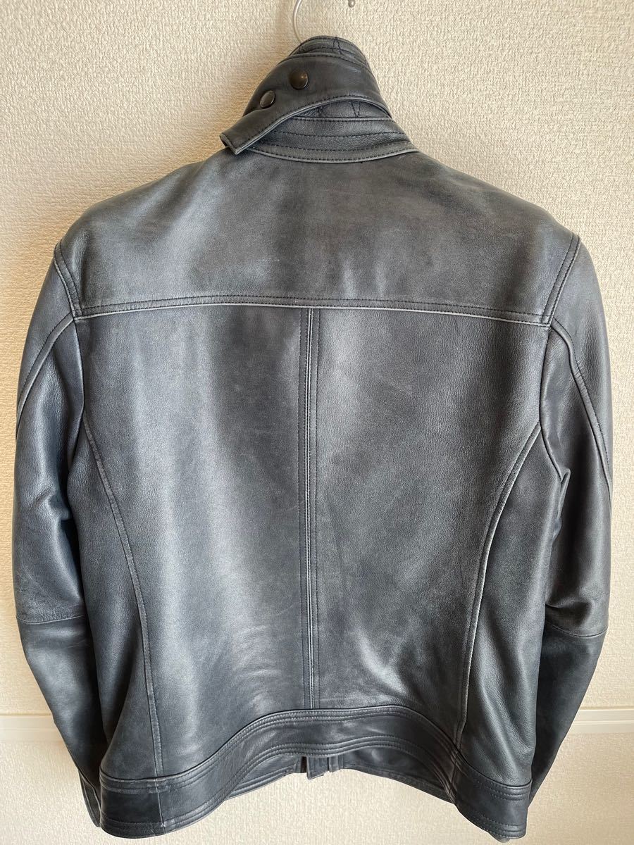 バーバリー革ジャン BURBERRY BLACK LABEL レザージャケット