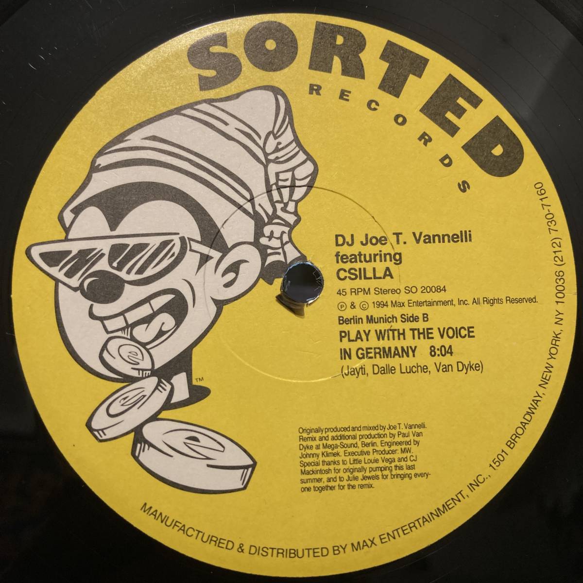 DJ Joe T. Vannelli* Featuring Csilla Play With The Voice - Germany Vs. USA_画像1