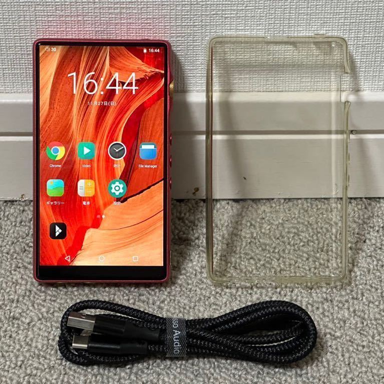 DX160 ver.2020 レッド 32GB iBasso Audio 4.4mm バランス接続 ハイレゾ対応 DAP 3.5mm オーディオプレーヤー CS43198 デュアル DAC