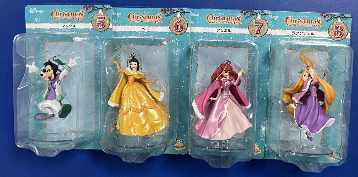 DISNEYクリスマスオーナメントくじ2022　フィギュアオーナメント　全種類フルコンプセット　新品・未開封　ディズニー　１～１２