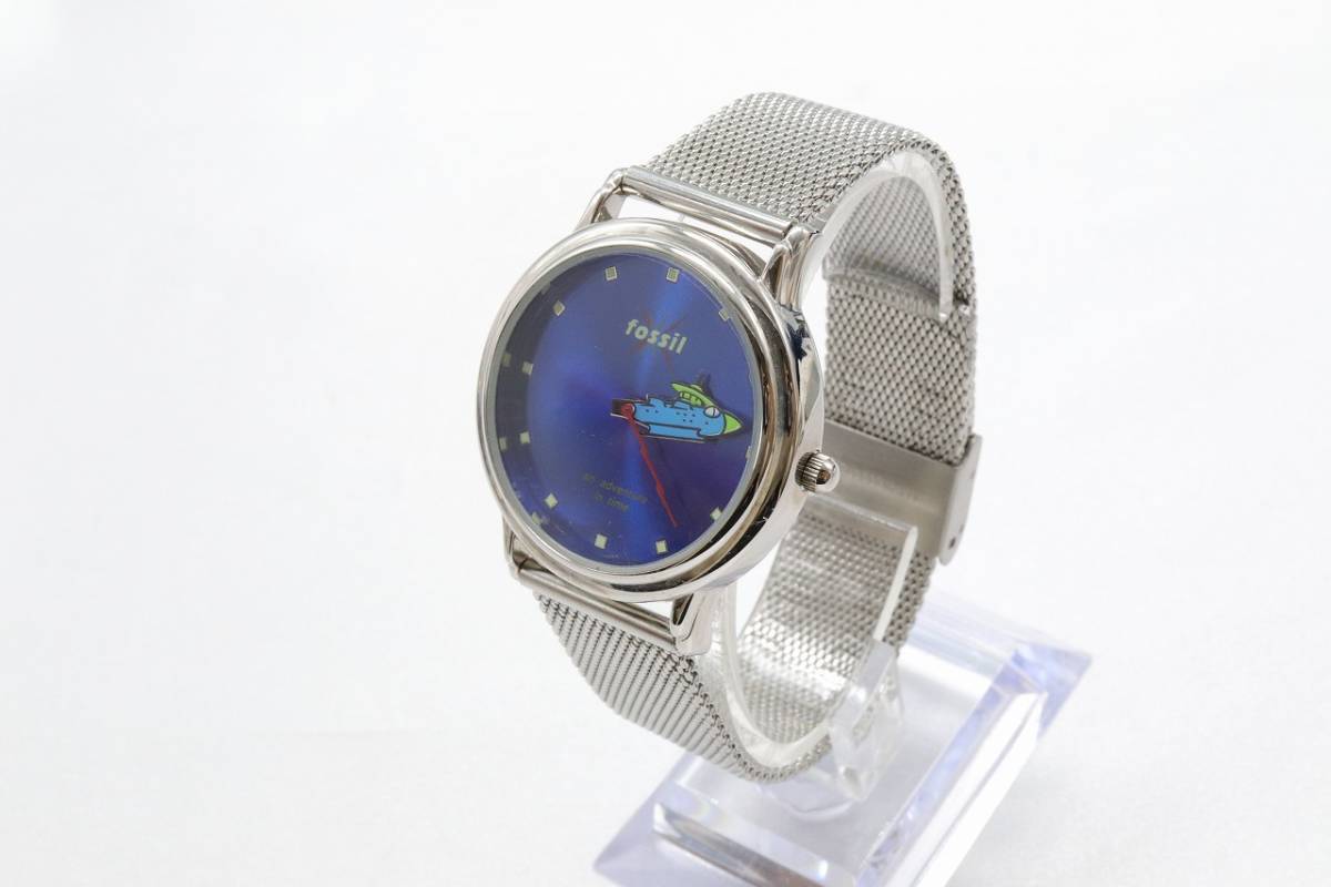 【高知インター店】 - Yahoo!オークション 【W17-85】レア FOSSIL 電池交換済 動作品 シミュレーション