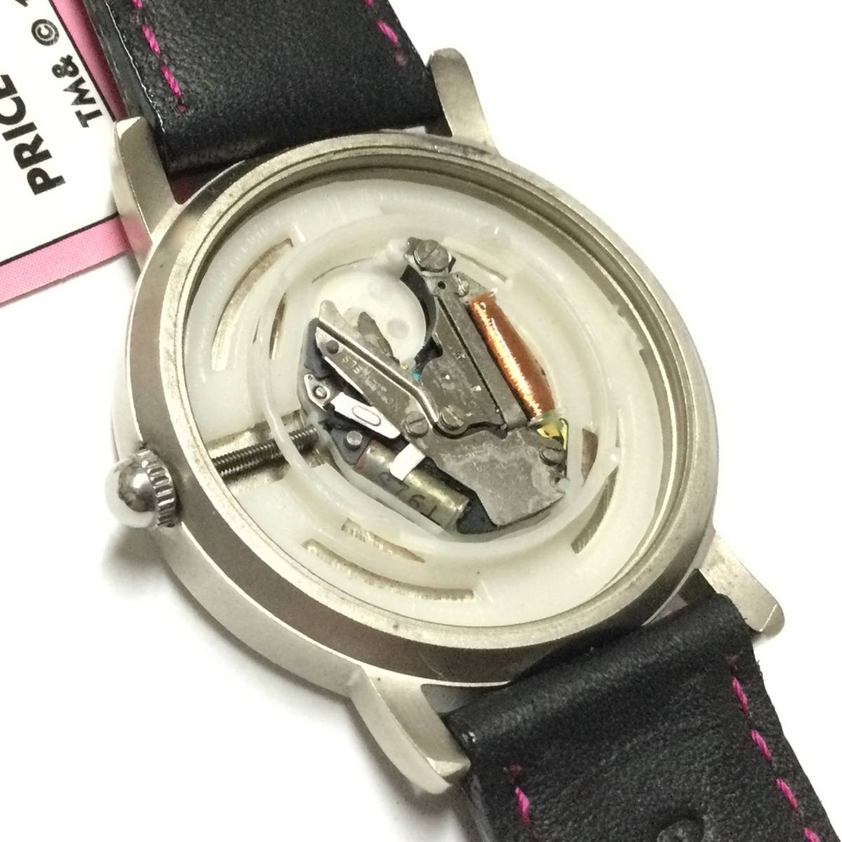 [ retro * rare Vintage ] translation equipped goods Pink Panther wristwatch 