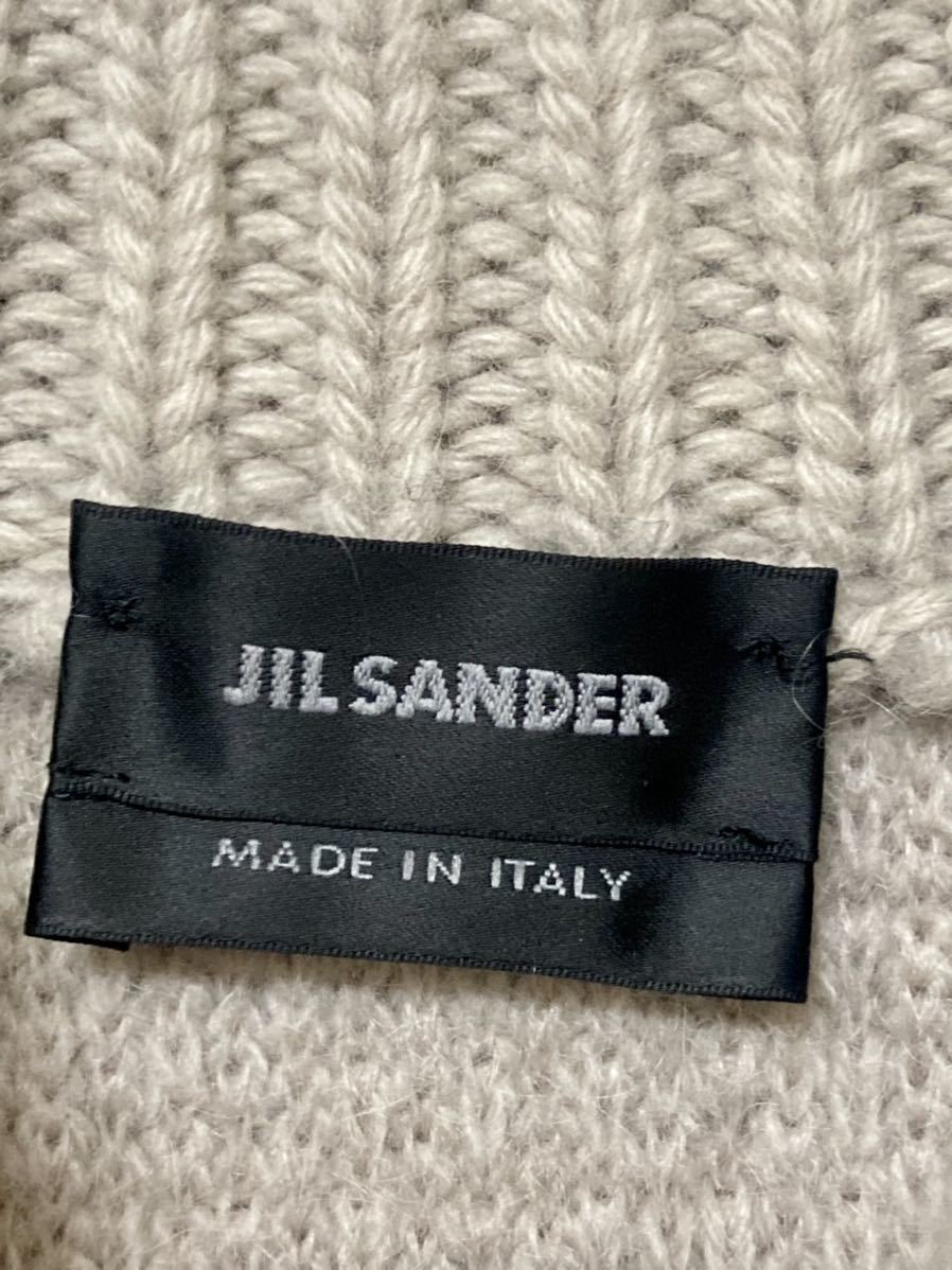 ジルサンダー JIL SANDER バーズアイ モックネックニット ウール ジルサンダー JIL SANDER バーズアイ モックネックニット ウール