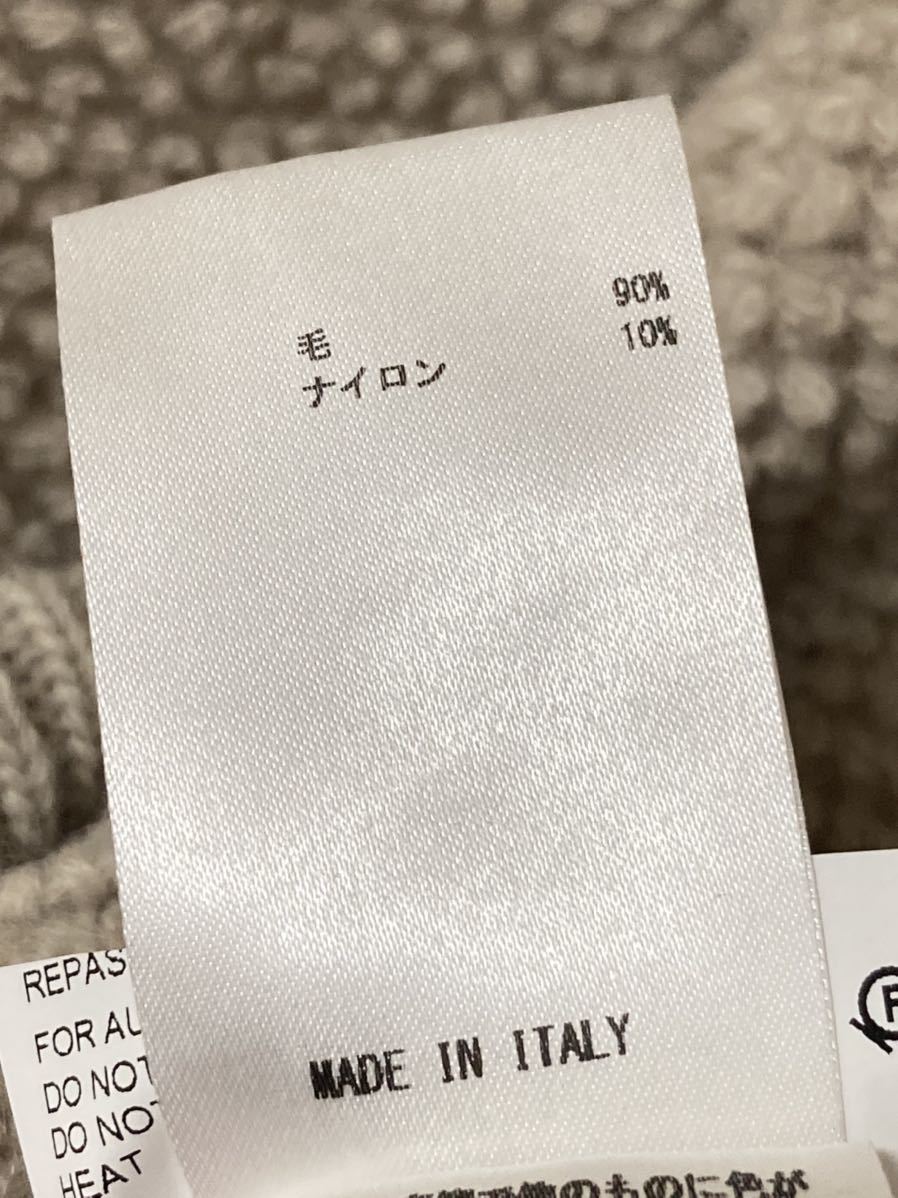 ジルサンダー JIL SANDER バーズアイ モックネックニット ウール ジルサンダー JIL SANDER バーズアイ モックネックニット ウール