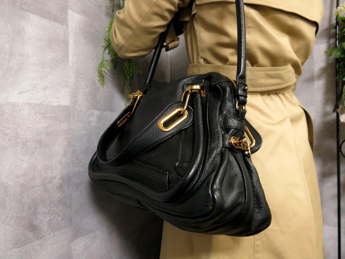 Yahoo!オークション - 超美品 Chloe クロエ パラティ カーフ Yahoo!オークション - 超美品 Chloe クロエ パラティ カーフ