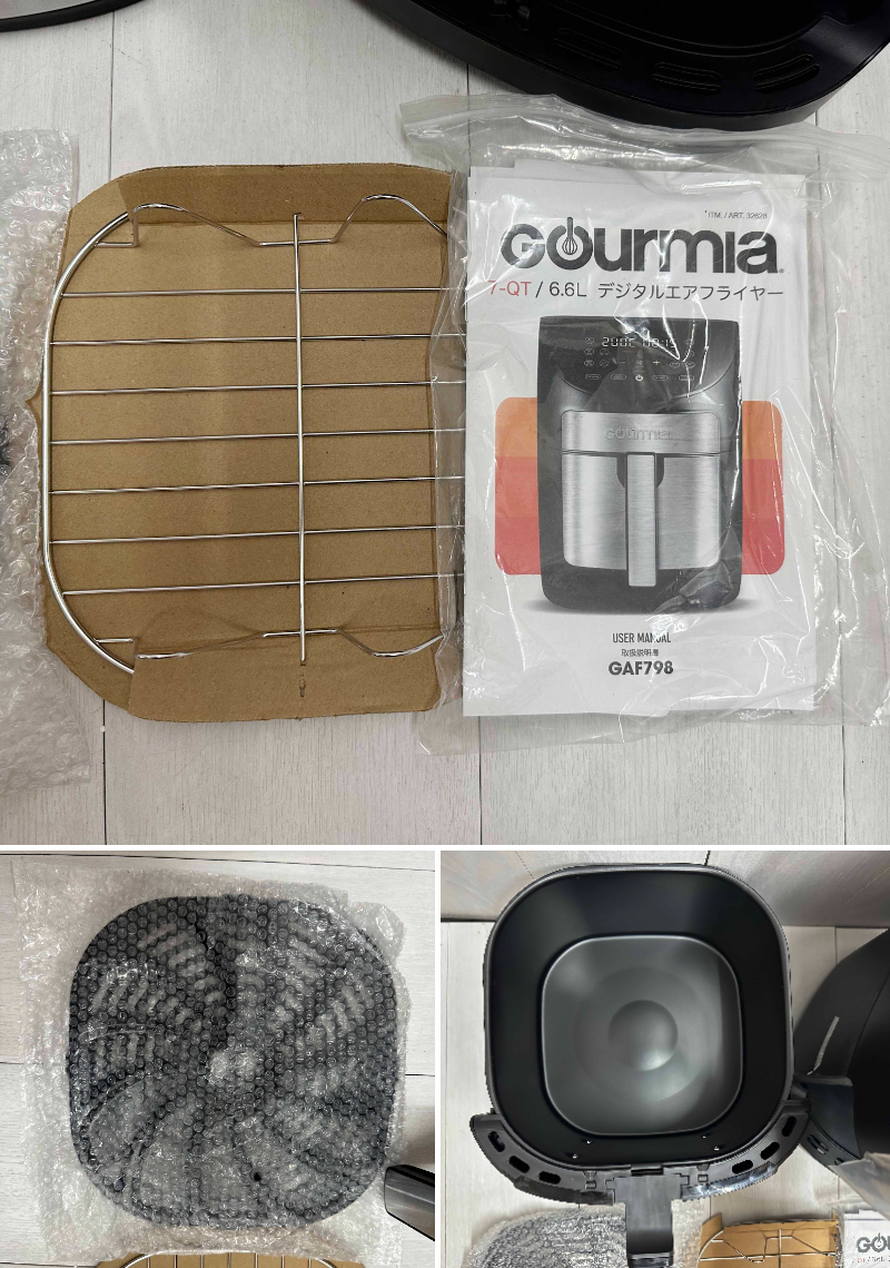 未使用 GOURMIA グルミア デジタル エアー フライヤー GAF798 未使用 GOURMIA グルミア デジタル エアー フライヤー GAF798