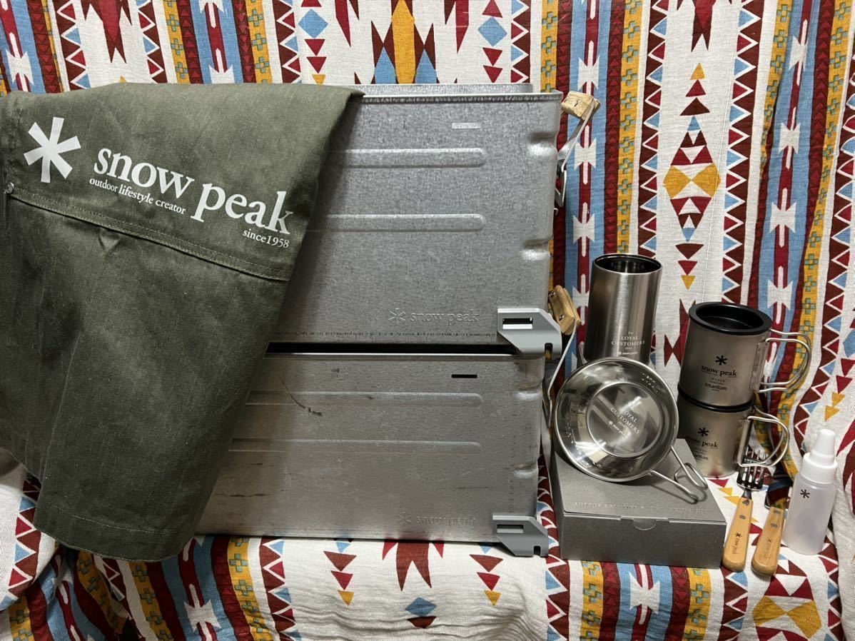 スノーピーク snow peak シェルフコンテナ25 ×2個 廃盤ノアソビ