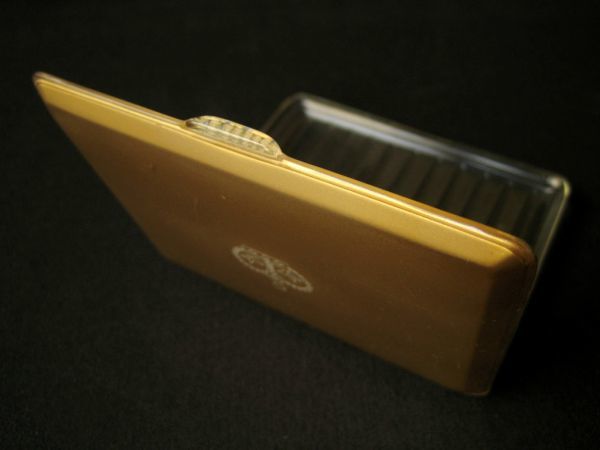  прозрачный сигарета кейс .. каркас USED retro Showa сигареты кейс футляр для визитных карточек тоже 