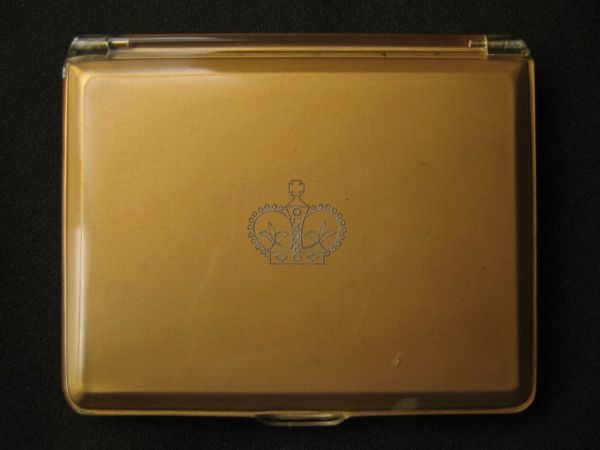  clear cigarette case .. skeleton USED retro Showa era cigarettes case card-case also 