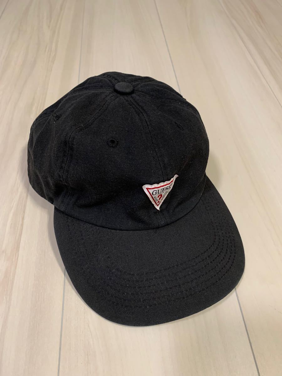 GUESS ゲス キャップ 帽子 サイズフリー ワンサイズブラック 黒|Yahoo