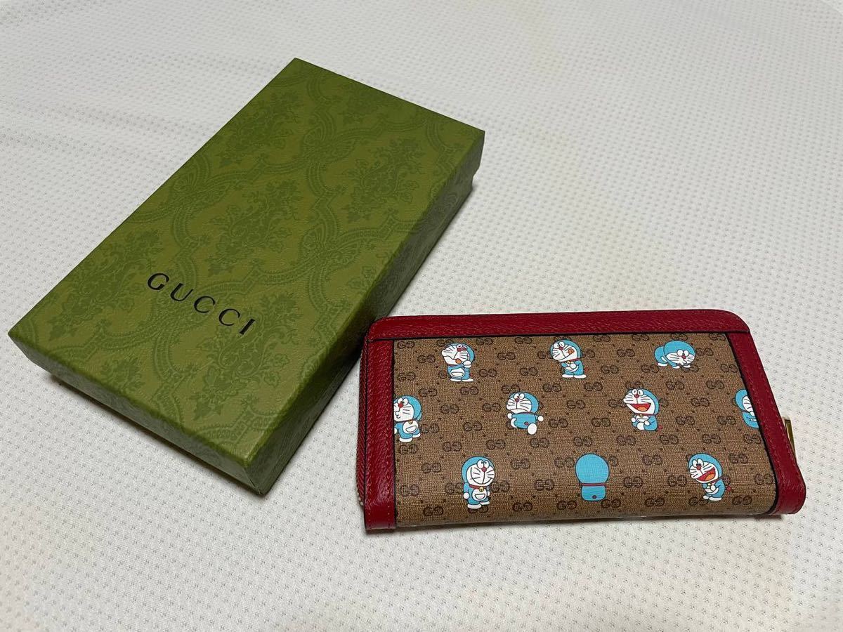 GUCCI グッチ Doraemon ドラえもん 正規品 GGウォレット 長財布 カード