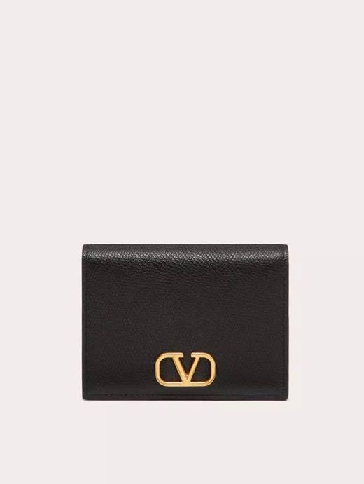 VALENTINO Vロゴ シグネチャー ファスナー カードケース 財布・小物 カードケース・名刺入れ 財布・小物 カードケース・名刺入れ