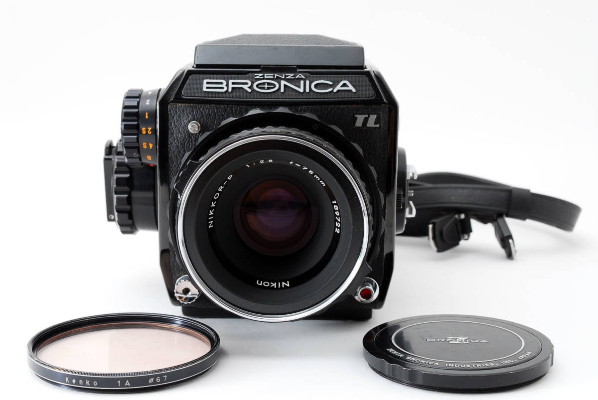 ゼンザブロニカ EC-TL 6x6 フィルムカメラ + NIKKOR P.C 75mm f2.8