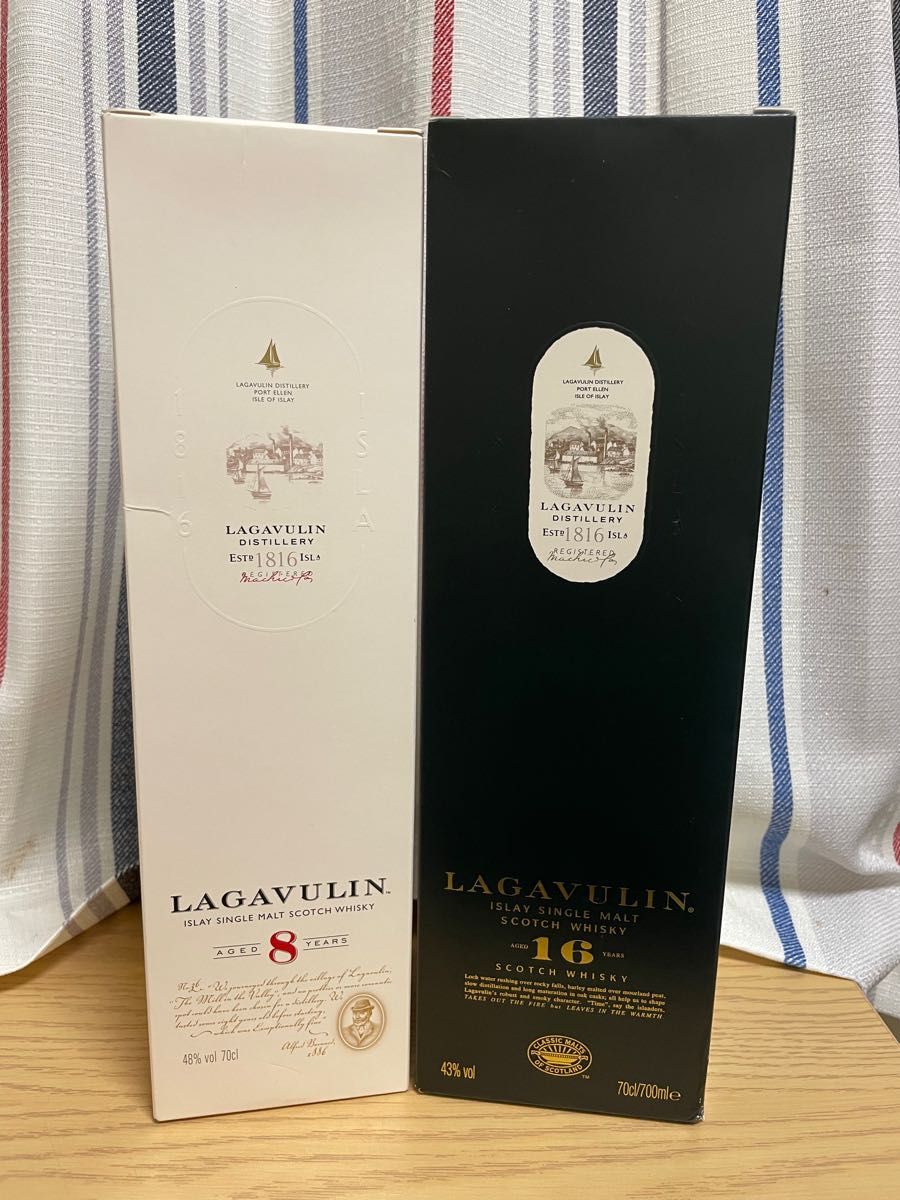 LAGAVULIN ラガヴーリン16年 ラガヴーリン8年 スコッチウイスキー2本