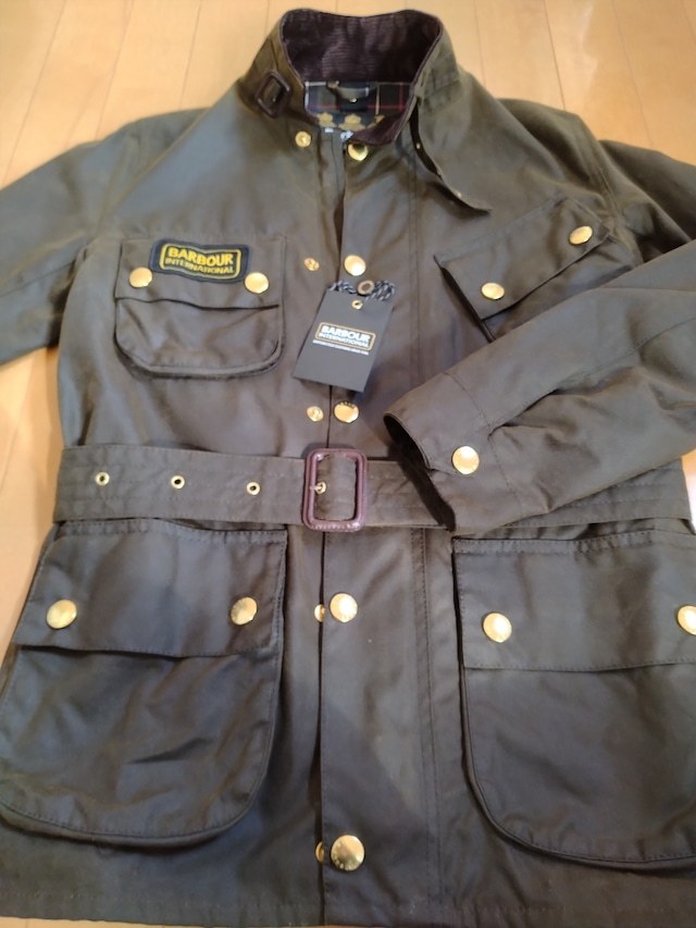 古着 BARBOURバブアー・インターナショナル・ワックスジャケット34