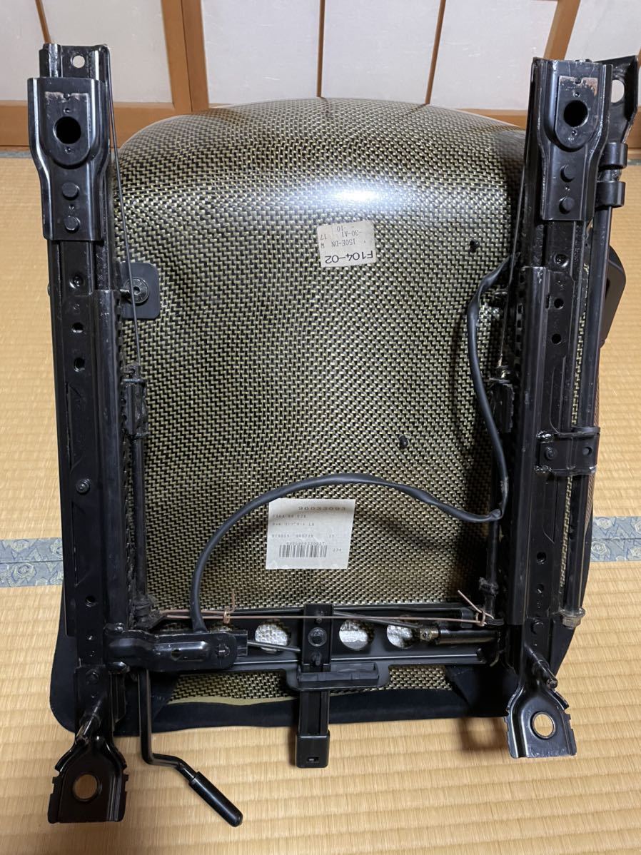 [ super rare!] Mazda original carbon RECARO Recaro seat FD3S RX-7 type RZ limited model carbon kevlar full bucket seat passenger's seat 