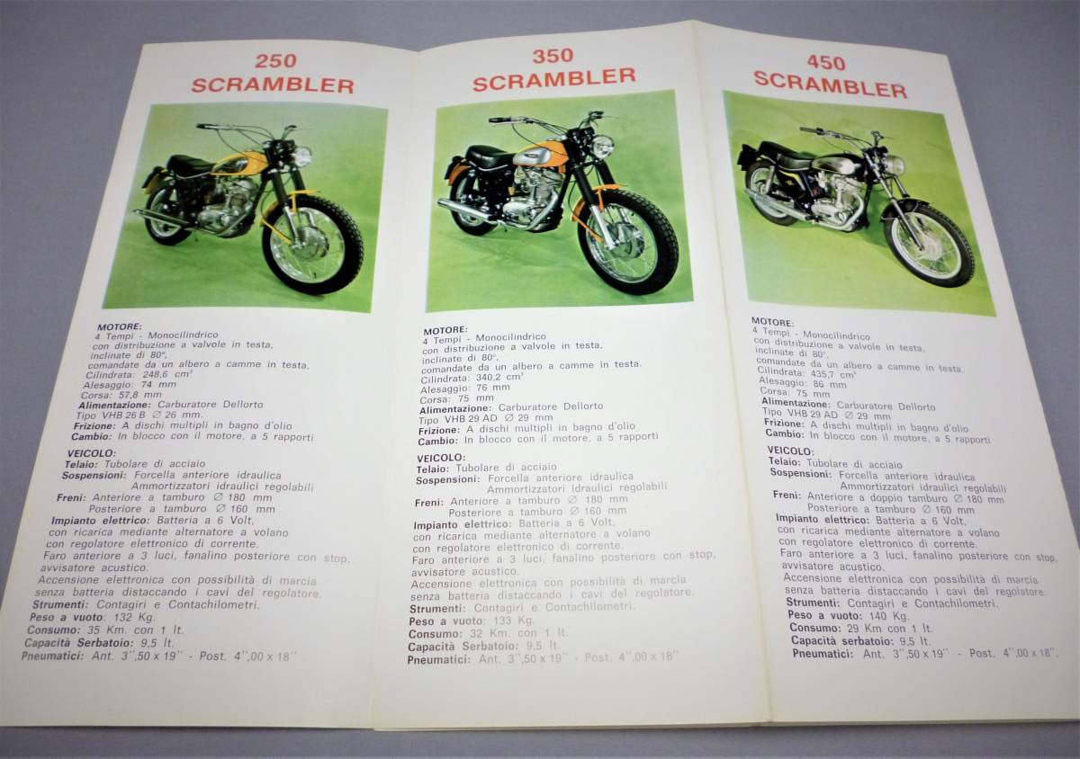 超希少　1973年頃の「DUCATIスポーツモデル本国イタリア語版総合カタログ」_画像9