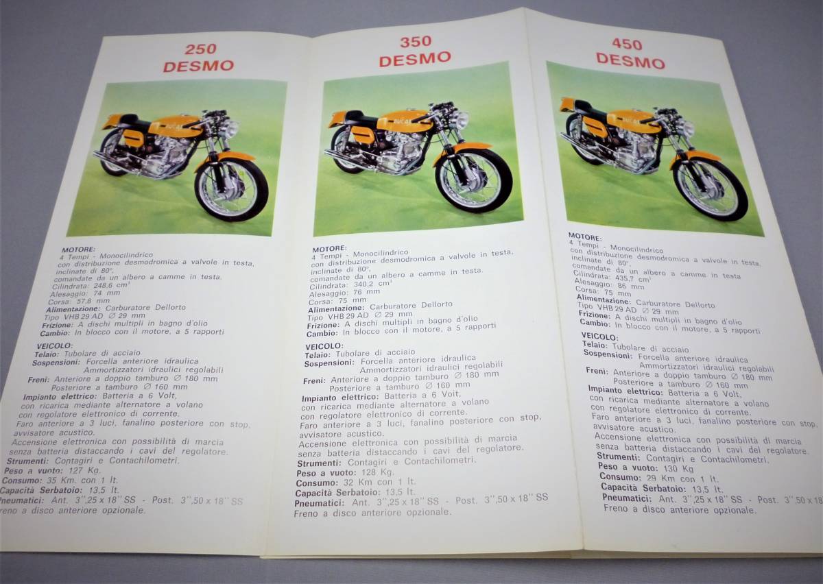 超希少　1973年頃の「DUCATIスポーツモデル本国イタリア語版総合カタログ」_画像7