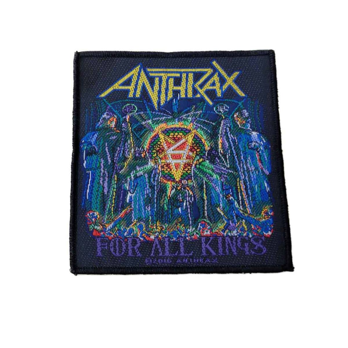 Anthrax パッチ／ワッペン アンスラックス For All Kings_画像1