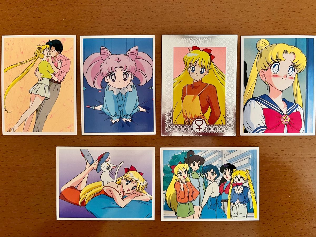 セーラームーン】激レア コレクションカード6種 カードケース セーラームーン】激レア コレクションカード6種 カードケース