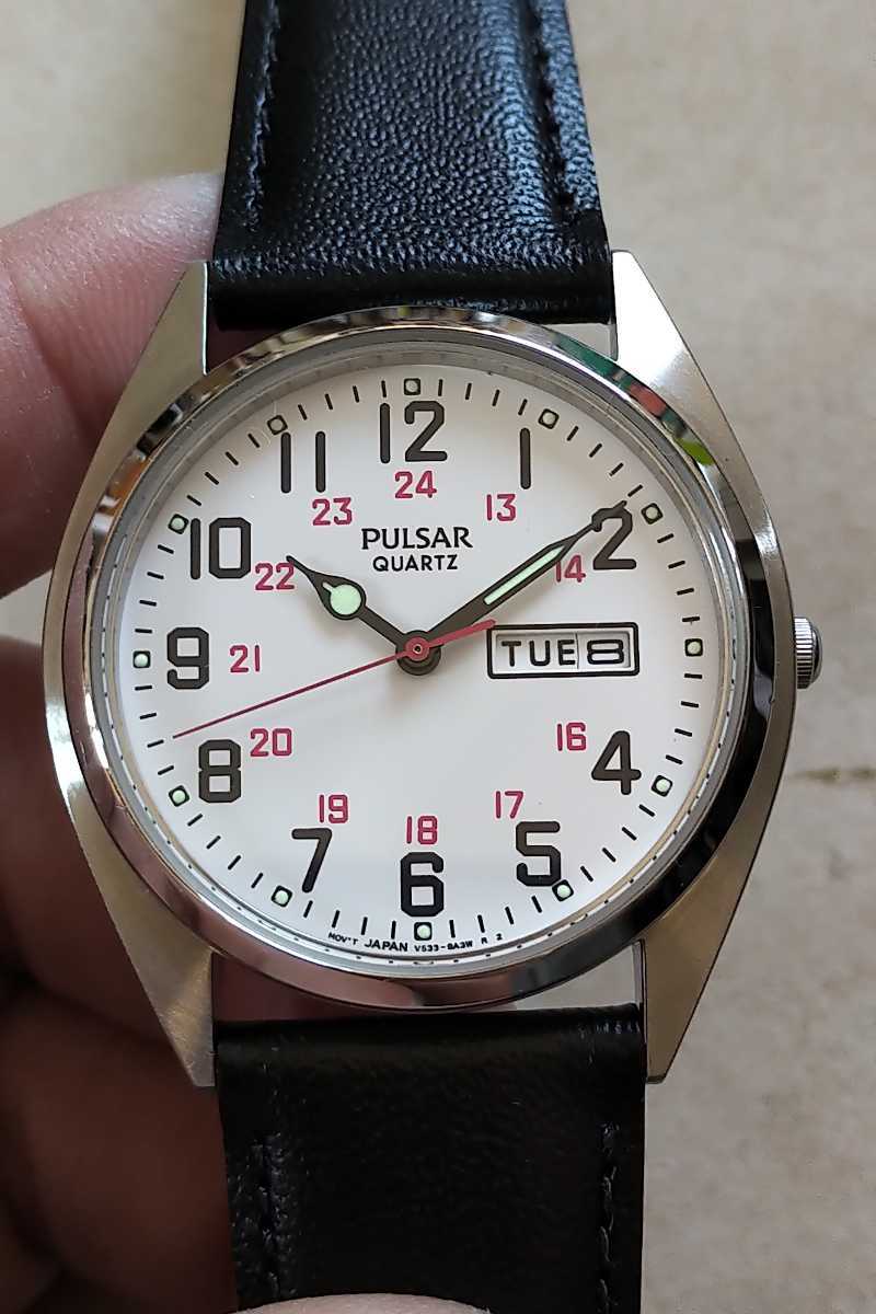 セイコー SEIKO PULSAR パルサー 米国鉄道時計RAILROAD APPROVED OH済み ALBA レア_画像1