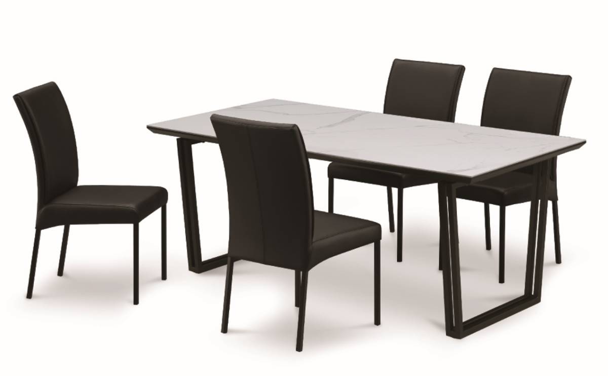 最前線の 開梱設置サービス/4人掛 /新品/送料 ダイニングセット