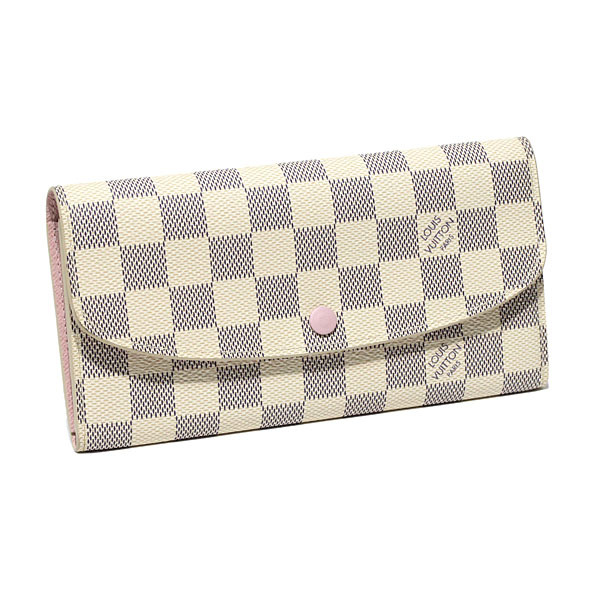ルイヴィトン LOUIS VUITTON ダミエアズール ポルトフォイユ エミリー