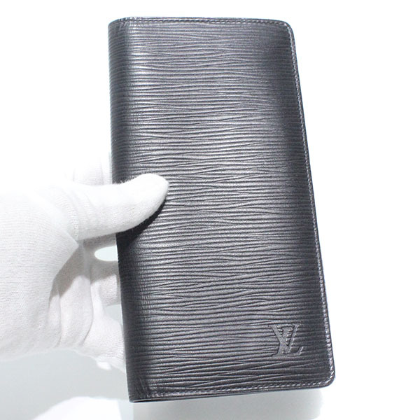 ルイヴィトン LOUIS VUITTON エピ ポルトフォイユ・ブラザ ノワール 二