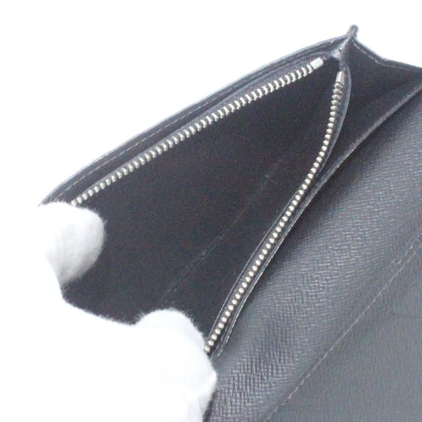 ルイヴィトン LOUIS VUITTON エピ ポルトフォイユ・ブラザ ノワール 二
