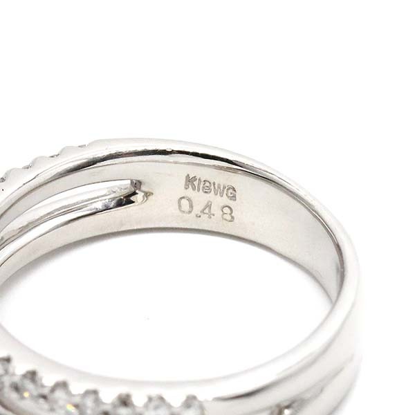 53%OFF!】 K18WG ダイヤモンド リング 12号 D0.48ct ecousarecycling.com