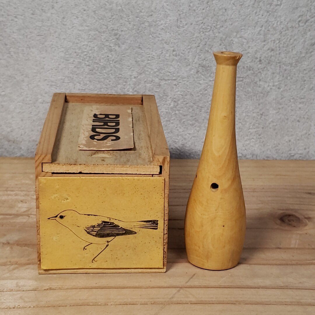  bird pipe bird call ticket bell company .. chair ....... wild bird France made 3 piece set whistle bird-watching [60i2261]