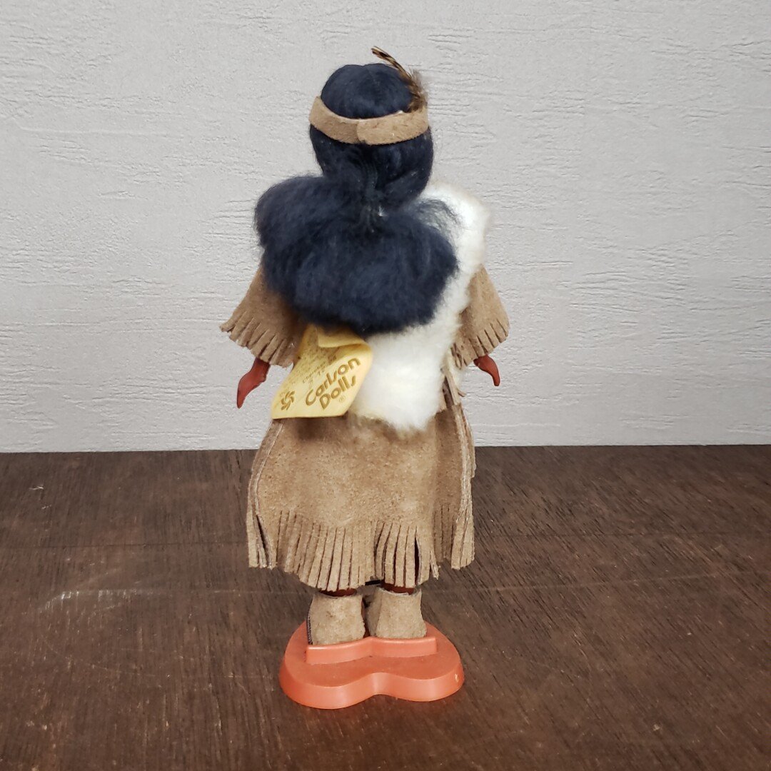 カールソンドール　インディアン人形　ヴィンテージ　アンティーク　まばたき人形　ネイティブアメリカ　8-12-24　CarlsonDolls 【60a828】_画像5