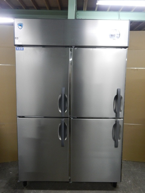 【営業所止】4RF318B@2021年製★ダイワ4ドア冷凍冷蔵庫W1200xD800xH1900★GKK9★483S1★三相200【一ヶ月保証】